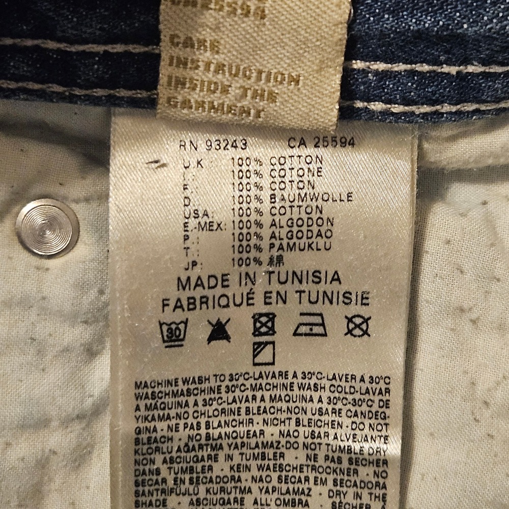 Diesel Safado DNA Dirty New Age Distressed Denim Cutoff Shorts Mens 33‎ Blue - Picture 7 of 9